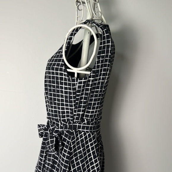 Elle Black/White sleeveless dress - Picture 5 of 6